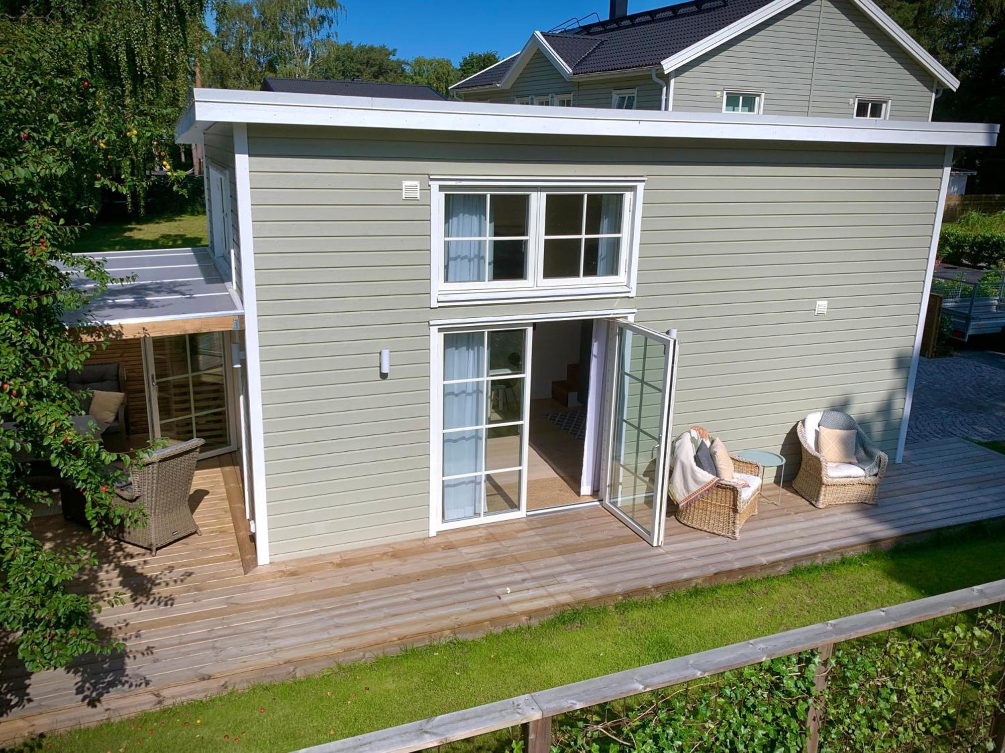 Strandnaera, Pergola, P-Plats I Hoellviken Exterior photo